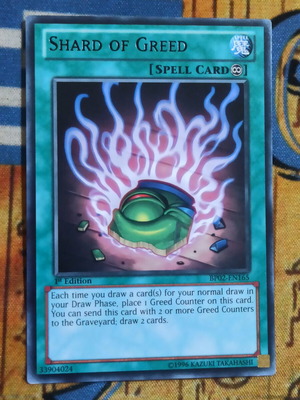 Shard of Greed continuous spell κάρτα σαν καινούργιο