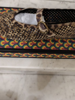 Kurt Geiger Μπαλαρίνες καινούριες καφέ και χρυσές