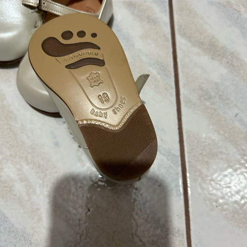 new anatomical baptismal shoes lapin house for little girl size 19 & 21