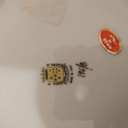 Italian hanging glass plates new for wall decoration