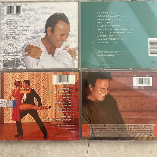 Julio Iglesias 4 collectible CDs like new