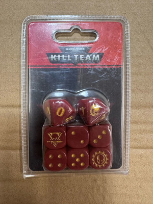 Kill Team Adeptus Mechanicus Dice Set like new