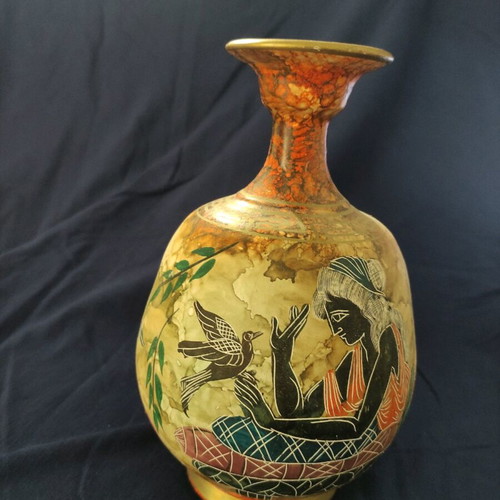 Clay amphora like new, decorative 31x13