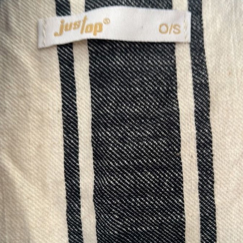 Sleeveless vest with belt and side openings, used, JusTop