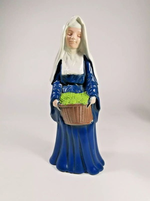 Advertising nun figurine used from Blue Nun wine stand 70s