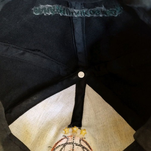 Panathinaikos cap used with embroidered logo and three stars