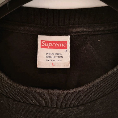 Supreme elephant tee like new, black, size L