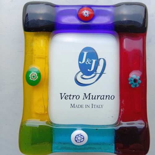 Murano photo frame 6x7.5 cm
