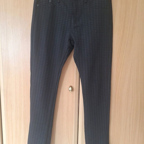 Skinny denim jeans Primark used, size L 40, black and blue