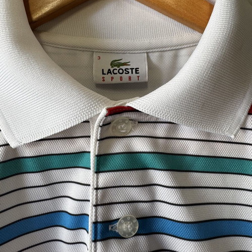 Lacoste polo shirt like new, size M, white
