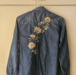 Zara Basic Dept Denim Shirt like new with pockets, size M