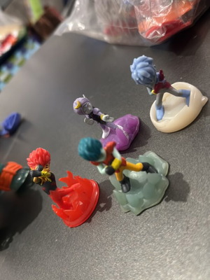 Gormiti φιγούρες μεταχειρισμένες, σετ 4 τεμαχίων