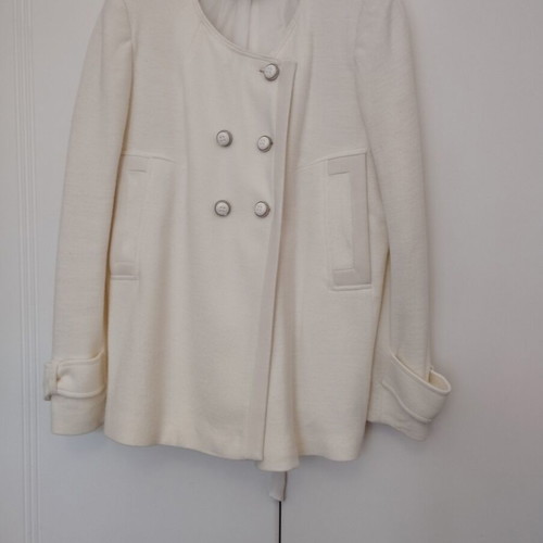 Ysatis white classic jacket like new, size L