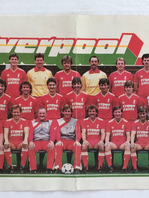 Αφίσες Liverpool μεταχειρισμένες, πακέτο 4 τεμαχίων