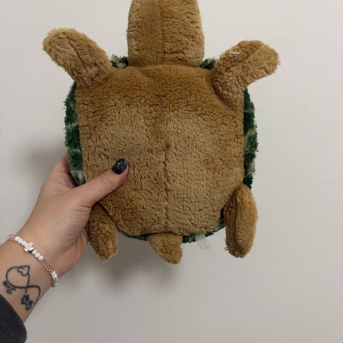 Plush turtle like new, soft medium-sized toy