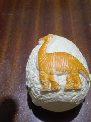 Rubber dinosaur egg used toy