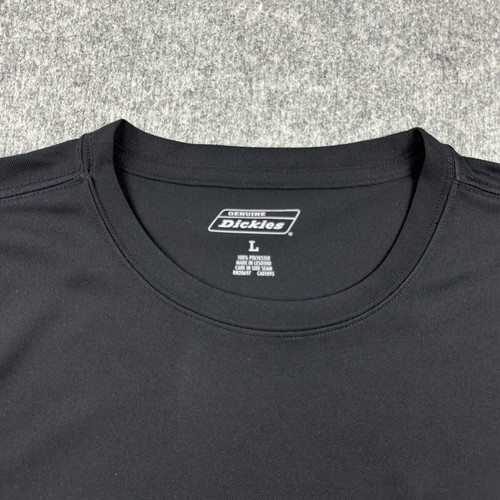 Dickies black men's T-shirt Large polyester with pocket