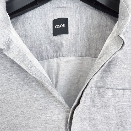 ASOS Grey Short Sleeve Shirt Medium like new