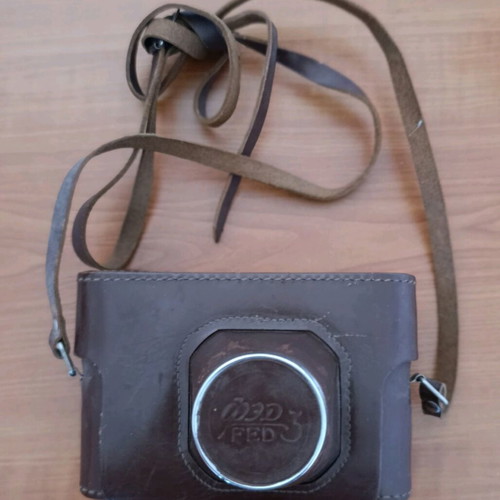 Retro FED 3 35mm rangefinder analog camera used