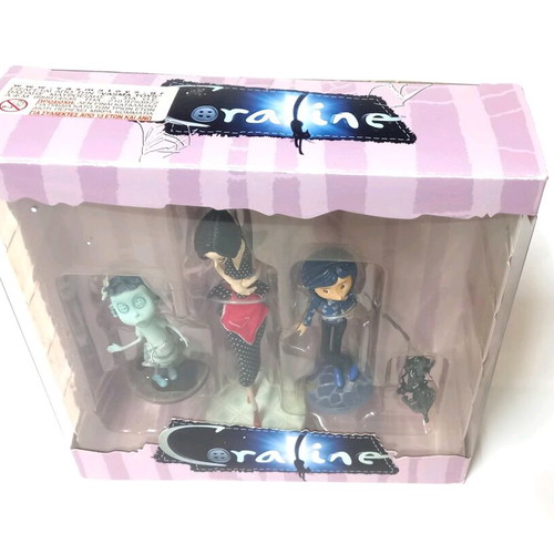 Coraline Set C collectible figures NECA like new, sealed