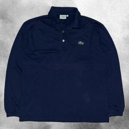 Lacoste Navy Long Sleeve Polo Shirt like new, size M