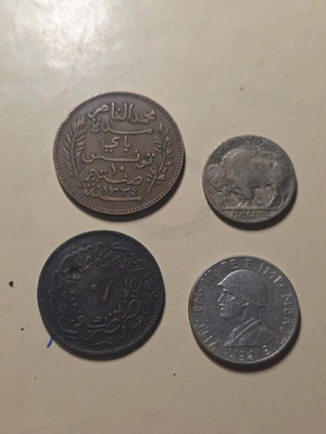 Foreign coins lot used