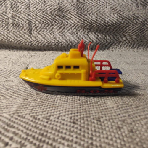 Matchbox sea rescue boat used, 2001, 8 cm