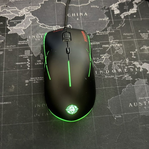 Zeroground Kaito gaming mouse like new, 1000 Hz polling rate, RGB