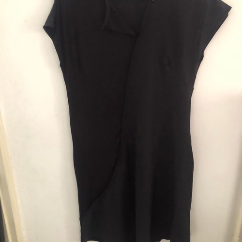 Tatiana Lebedev Black Asymmetric Dress Used, Size L