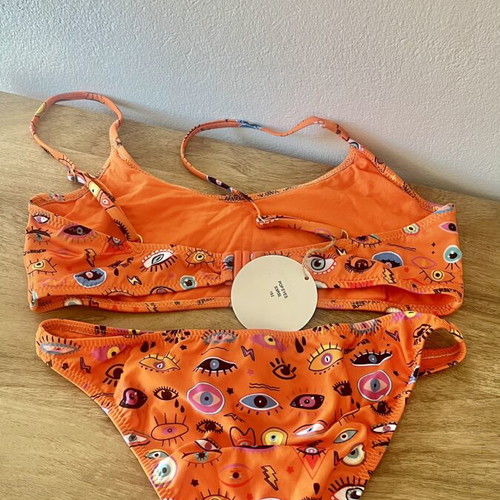 Sun of a Beach Pop Eyes bikini set, multicolor, fit S/M