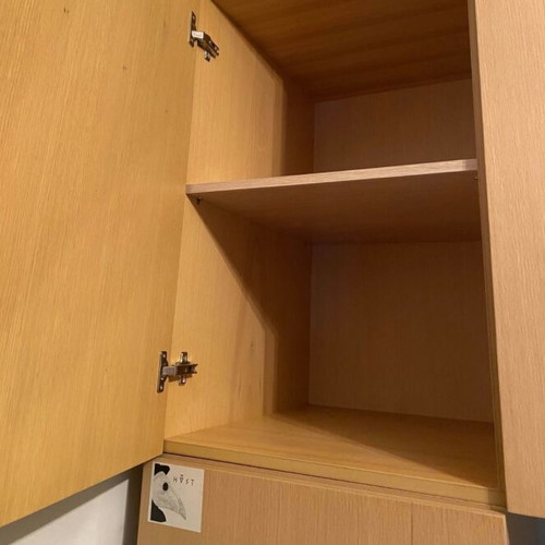 Bedroom furniture set new with bed, wardrobe, shelves and desk