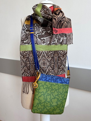 Tous colorful crossbody bag like new with gift scarf