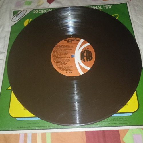 22 Electrifying Hits vinyl record used, pop compilation 1974