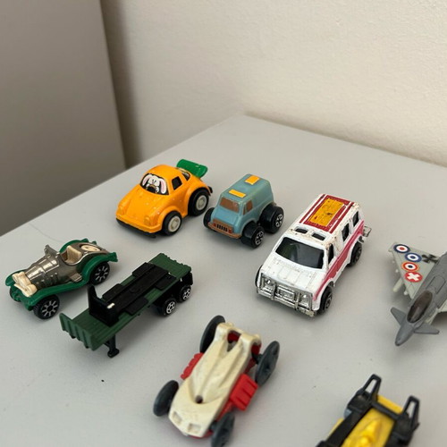 Toy cars used very small vintage