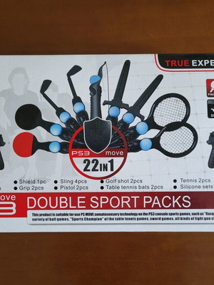 Πακέτο αξεσουάρ PS3 Move PEGA 22-in-1 Double Sport Packs σαν καινούργιο