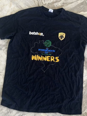 Aek Basketball T-shirt Intercontinental Cup Winners like new