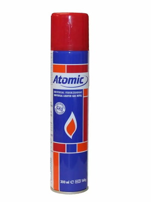 Atomic lighter gas 300ml new