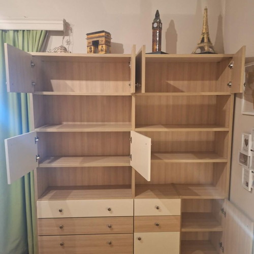 Modeco office bookcase, 2.00m height, 0.35m width, 0.70m length