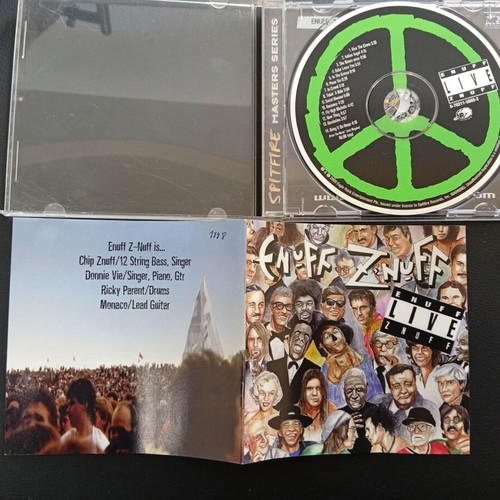Enuff Z Nuff Live CD used, US melodic metal