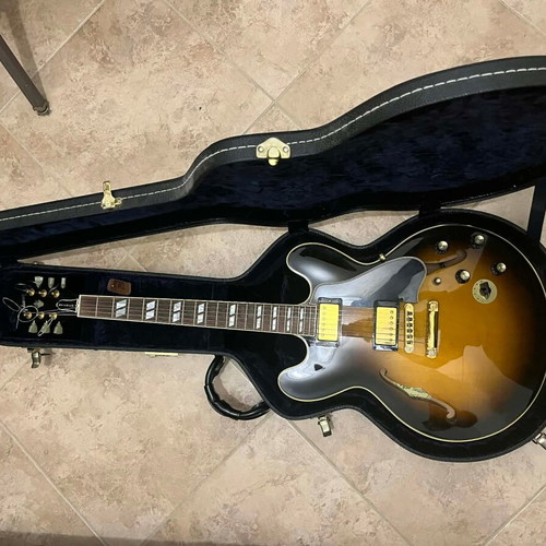Gibson ES-345 Reissue 2003 Vintage Sunburst like new, gold hardware