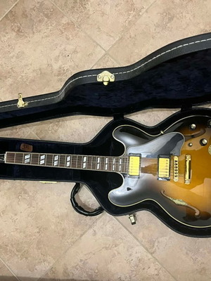 Gibson ES-345 Reissue 2003 Vintage Sunburst like new, gold hardware