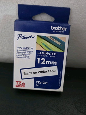 Brother TZe-231 Laminated Label Tape Cassette New