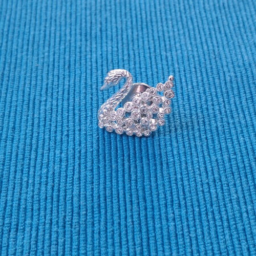 Swarovski pin silver tone like new