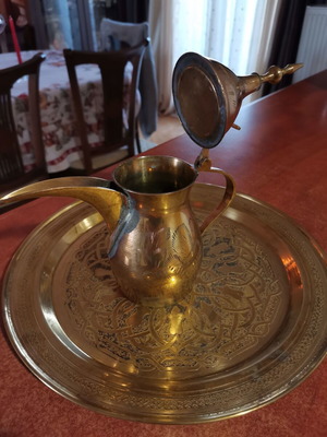Vintage brass set used
