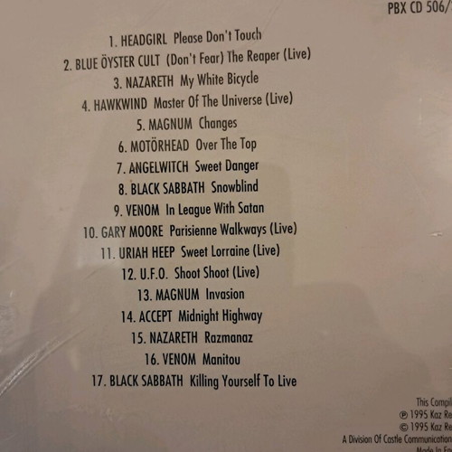 Metal music collection 3 CDs used