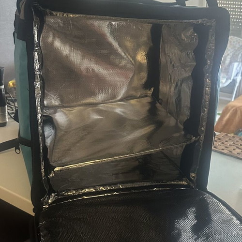 Wolt insulated backpack and food transport box