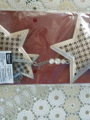 Christmas decorations new metal stars