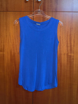 Blue Roua Summer Blouse Size Medium Like New