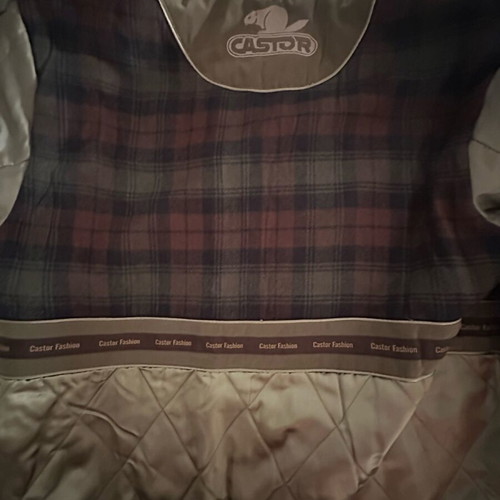 Castor men's jacket like new, beige brown, size L