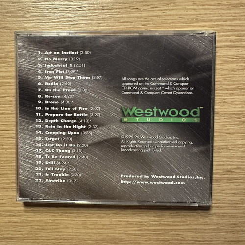 The Music of Command & Conquer CD used original soundtrack